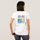 It's a Vibe 水彩サーフアートTシャツ Tシャツ (裏面フル)