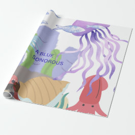 its a whole ocean vibe portray ラッピングペーパー
