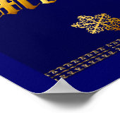 It's A Wiener Dog Christmas Print ポスター (角)