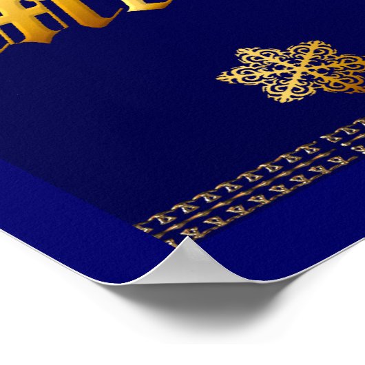 It's A Wiener Dog Christmas Print ポスター (角)