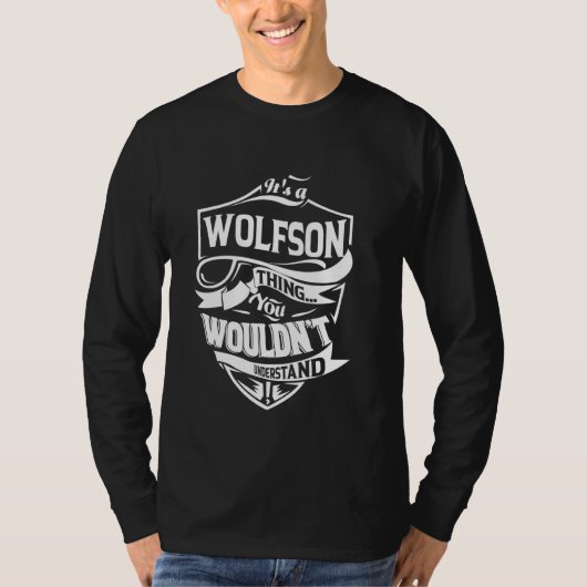 It's a WOLFSON Thing Gifts Tシャツ (正面)