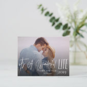 It's a Wonderful Life | オーダーメイド フォト ニュイヤー シーズンポストカード (スタンド正面)