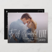 It's a Wonderful Life | オーダーメイド フォト ニューヨーク シーズンポストカード (正面/裏面)