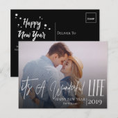It's a Wonderful Life | オーダーメイド フォト ニューヨー シーズンポストカード (正面/裏面)