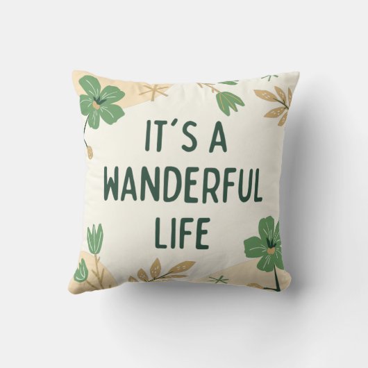 It's a Wonderful Life クッション (裏面)