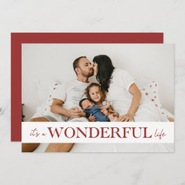 It's A Wonderful Life 赤い写真 シーズンカード