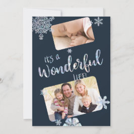 Its a Wonderful Life Christmas Photo Card シーズンカード