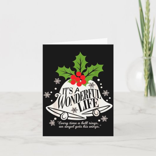 It's A Wonderful Life Everytime A Bell Rings クリス カード (正面)