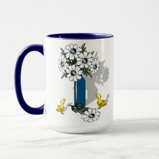 It's a Wonderful World Cute Mug w/ Baby Birds マグカップ