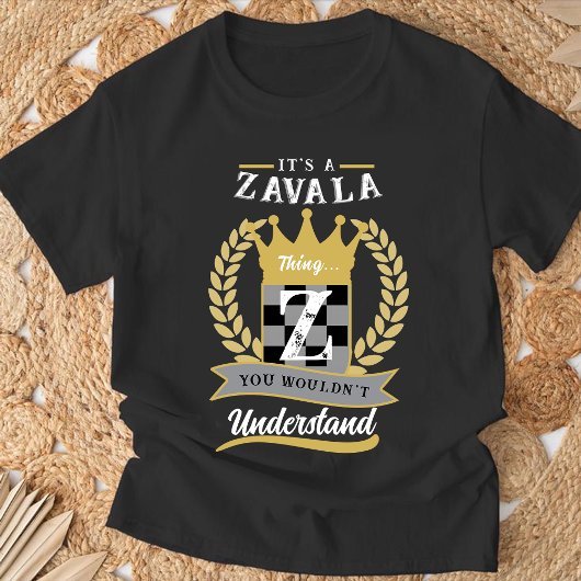 "It's A Zavala Thing" T-Shirt, Personalized Family Tシャツ