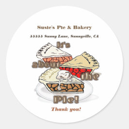 Its About the Pieプロフェッショナルベーカリー ラウンドシール