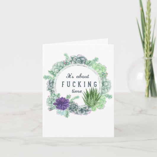 Its About Time -デザインby rqst カード (正面)