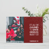 It's Allおもしろい&ゲームリストいけなクリスマスフォト 招待状 (スタンド正面)