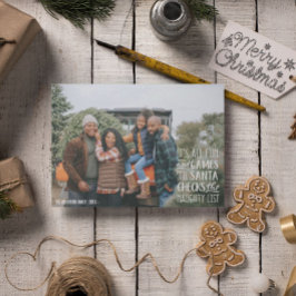 It's Allおもしろい&ゲームリストいけなクリスマスフォト 招待状