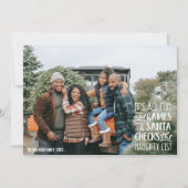 It's Allおもしろい&ゲームリストいけなクリスマスフォト 招待状 (正面)