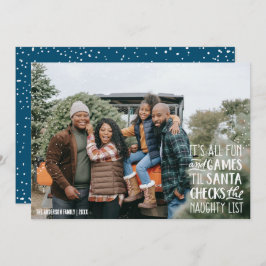 It's Allおもしろい&ゲームリストいけなクリスマスフォト 招待状