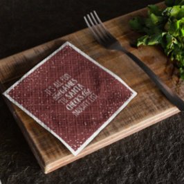 It's Allおもしろい&ゲームリストいけなクリスマス スタンダードカクテルナプキン