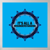 It's All A Misunderstanding ポスター (正面)