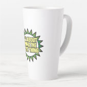 It's All About Doing The Right Thing カフェラテマグ (右アングル)