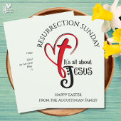 IT'S ALL ABOUT JESUS Christian Easter カード