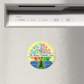 It's Always Pickleball Season - Four Seasons Tree マグネット (インサイチュ (食洗機))