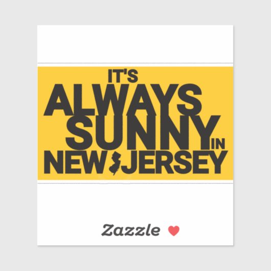 IT'S ALWAYS SUNNY IN NEW JERSEY シール (シート)
