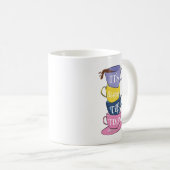 It's Always Tea Time – お茶好き コーヒーマグカップ (正面右)