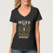It's An AGEE Thing You Wouldn't Understand Name Cl Tシャツ (正面)