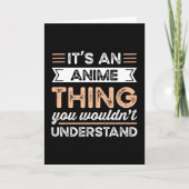 It's an Anime Thing Funny Manga Gift カード (正面)