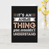 It's an Anime Thing Funny Manga Gift カード (黄色い花)