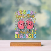It's An Egg Cellent Day For Dialysis Easter Day T- アクリルサイン (ニュートラル)