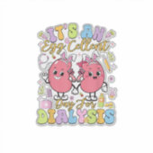 It's An Egg Cellent Day For Dialysis Easter Day T- シール (正面)