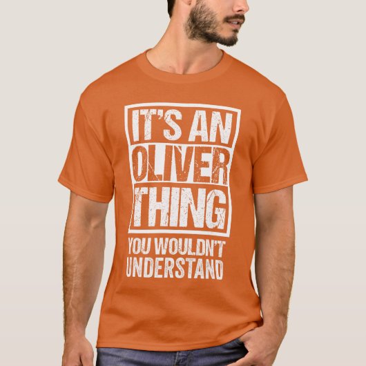 Its An Oliverhing You Wouldnt Understand retro Tシャツ (正面)