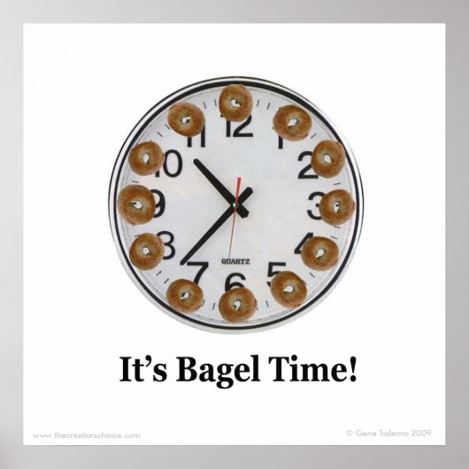 It's Bagel Time! ポスター (正面)