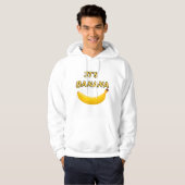"It's Banana" - A Fun, Bold, and Trendy Hoodie パーカ (正面フル)