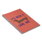 IT'S BEEN A LONG DAY DACHSHUND NOTEBOOK  ノートブック (右側)