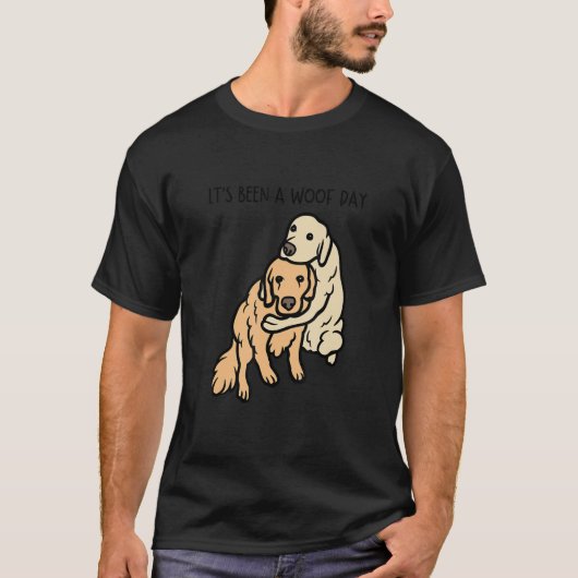 It's Been A Woof Day  Golden Retriever Meme Tシャツ (正面)