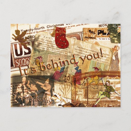 It's Behind Youはがき ポストカード (正面)