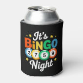 It's Bingo Night"– Colorful Bingo Balls  缶クーラー (缶正面)