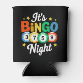It's Bingo Night"– Colorful Bingo Balls  缶クーラー (正面)