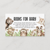 its boy Rustic Woodland Baby Shower Invite エンクロージャーカード (正面)
