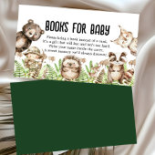 its boy Rustic Woodland Baby Shower Invite エンクロージャーカード