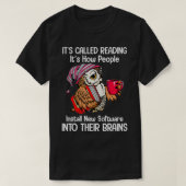 Its called reading tshirt reader reading owl lover tシャツ (デザイン正面)