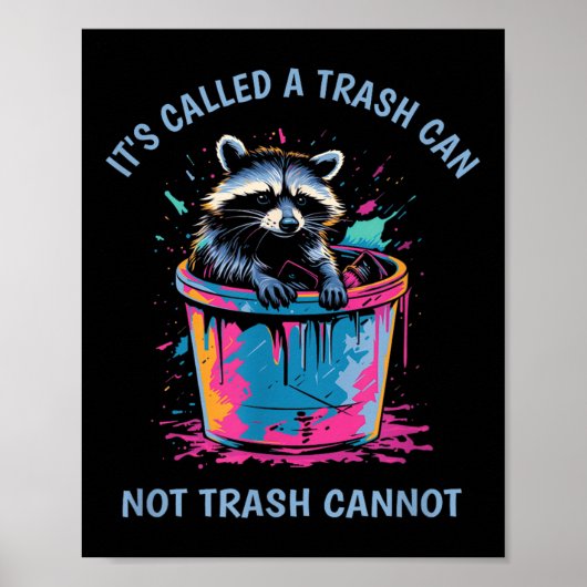 It's Called Trash Can Not Trash Cannot Funny Racco ポスター (正面)
