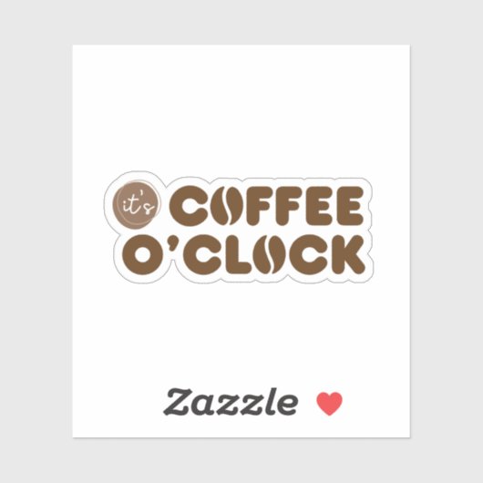 It's Coffee O'Clock シール (シート)