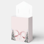 It's Cold Outside Pink Bow Baby Shower  フェイバーボックス (オープン)