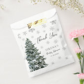 It's Cold Outside | Snow Tree サンクスギブ袋 フェイバーバッグ (封をした状態)