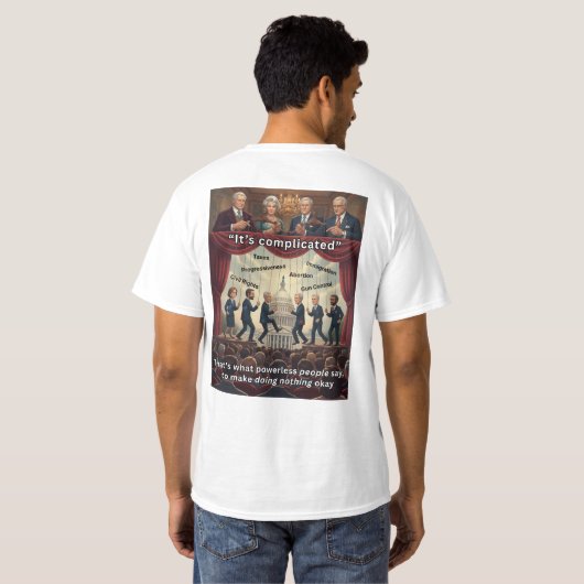 Its Complicated Tシャツ (裏面フル)