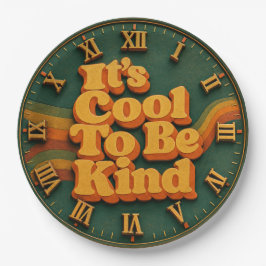 It's Cool To Be Kind Retro ペーパープレート