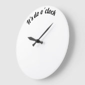 It's do o´clock ラージ壁時計 (傾斜)